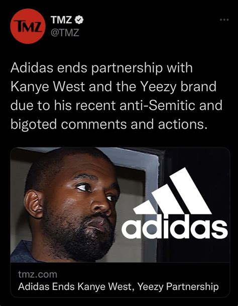 adidas kanye tweet|why adidas dropped kanye.